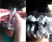 Como Fazer Cachos Com Papel Alumínio (1)